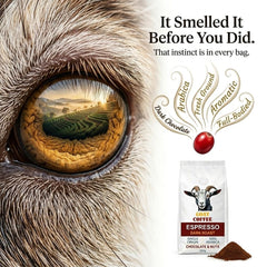 Goat Coffee Espresso Ground Coffee 1kg | Dark Roast
