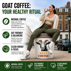 Goat Coffee Brazil Santos Ground Coffee 1kg | Medium Roast