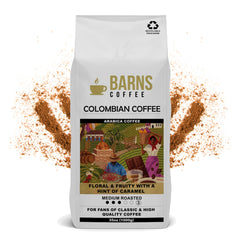 Barns Colombia Ground Coffee 1kg | Medium Roast
