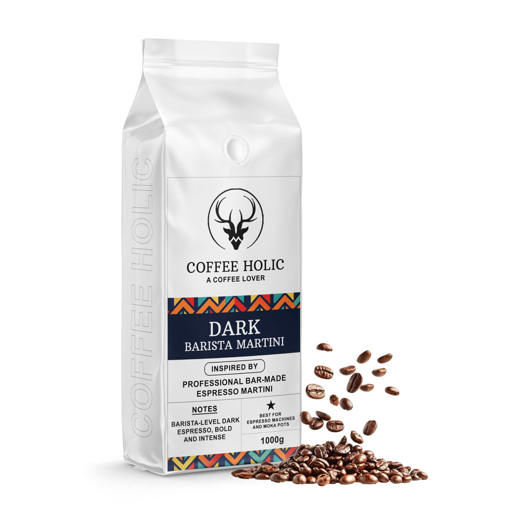 Coffeeholic Dark Barista Martini Inspired Coffee Beans 1kg | Dark Roast