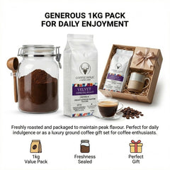 Coffeeholic Velvet Espresso Martini Roast Ground Coffee 1kg