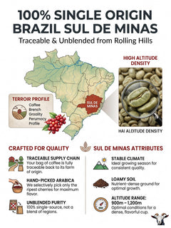 Goat Coffee Brazil Sul de Minas Ground Coffee 1kg | Medium Roast