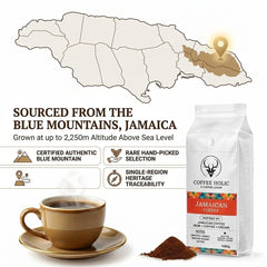 Coffeeholic Jamaican Rum Inspired Ground Coffee 1kg | Medium Roast