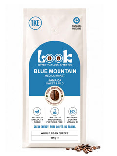 Look Coffee Blue Mountain Clean Coffee Beans 1kg | Medium Roast