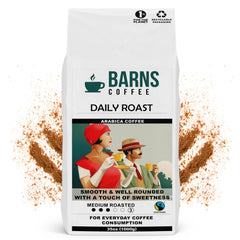 Barns Daily Roast Ground Coffee 1kg | Medium Roast