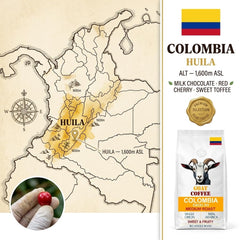 Goat Coffee Colombia Excelso Coffee Beans 1kg | Medium Roast