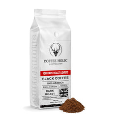 Coffeeholic Ethiopia Black Ground Coffee 1kg | Dark Roast