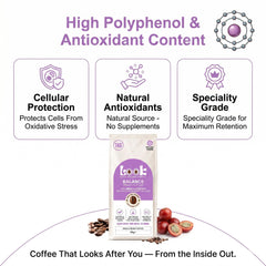 Look Coffee Balance Half-Caf Coffee Beans 1kg | Medium Roast