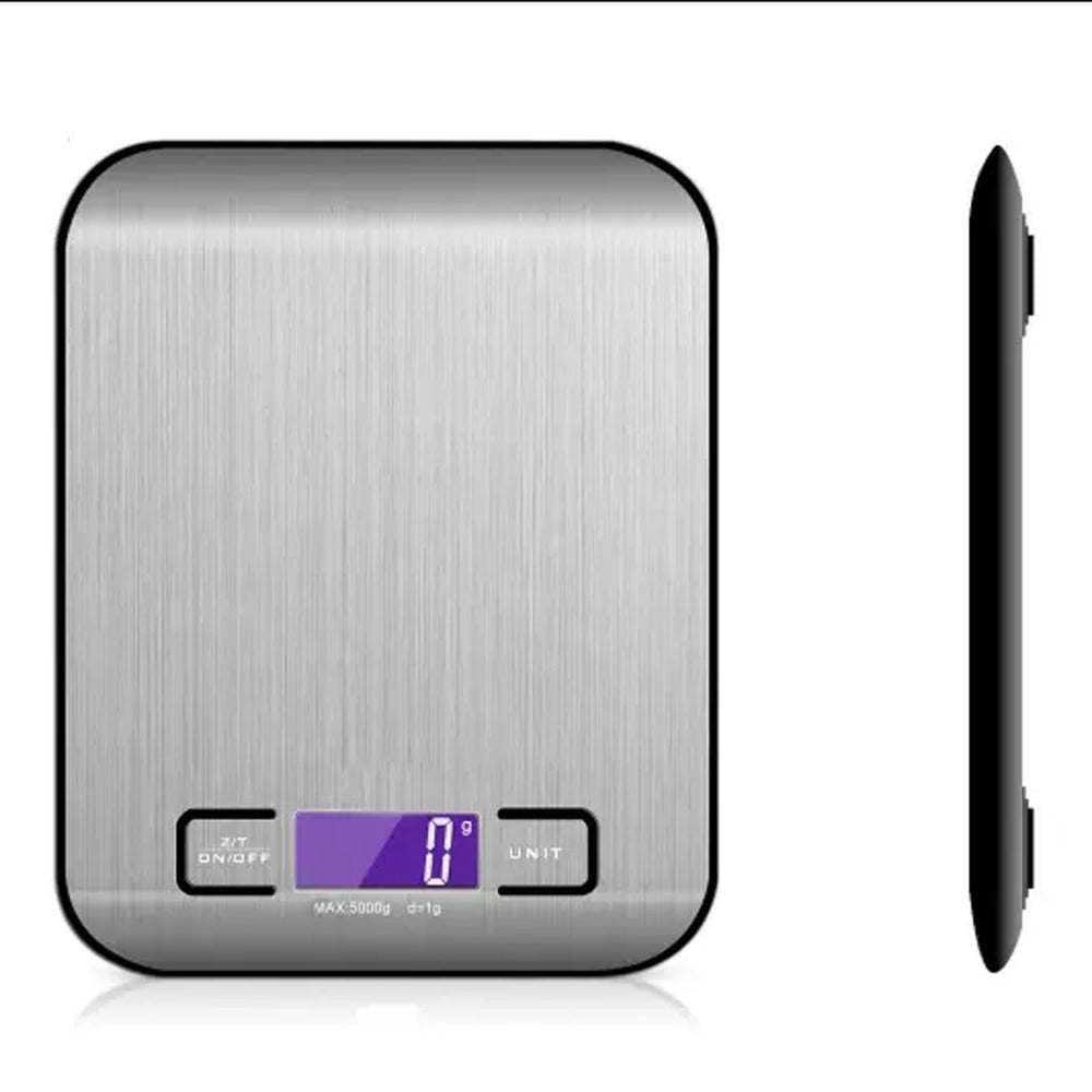 Coffeeholic Digital Kitchen Scales 5kg | Stainless Steel, 0.1g Precision