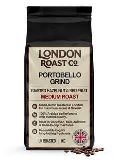 London Roast Co Portobello Grind Coffee Beans 1kg | Medium Roast