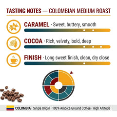 Goat Coffee Colombia Ground Coffee 1kg | Medium Roast