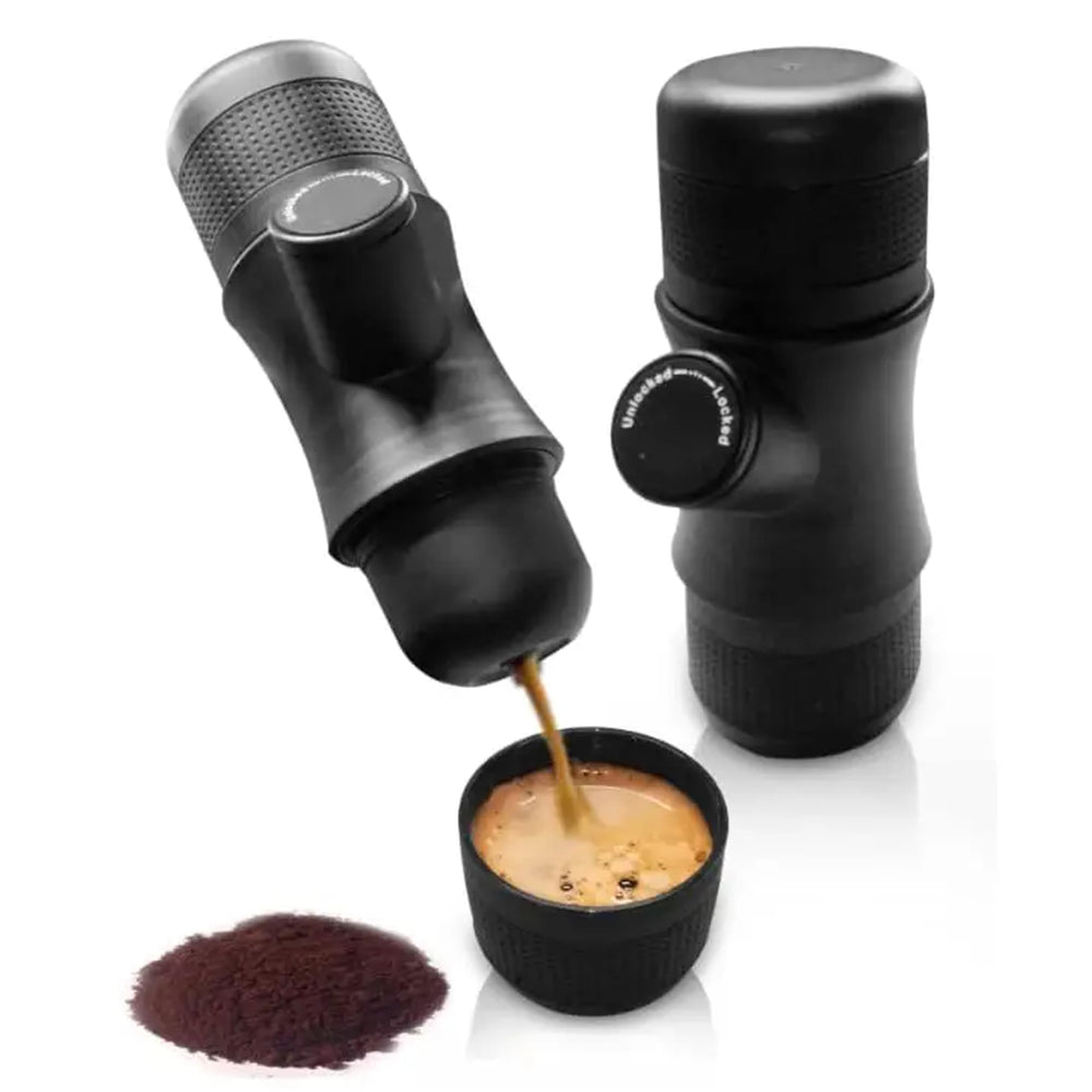 Coffeeholic Portable Coffee Machine | Manual Travel Espresso Maker