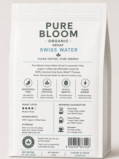 Pure Bloom Clean Jamaican Swiss Water Decaf Ground Coffee 1kg