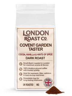 London Roast Co Covent Garden Taster Coffee Beans 1kg | Dark Roast