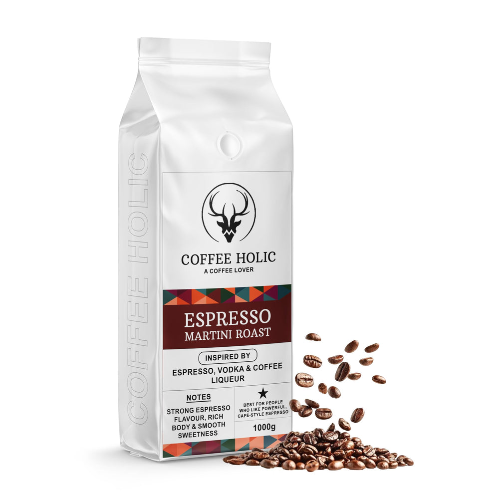Coffeeholic Espresso Martini Coffee Beans 1kg | Dark Roast